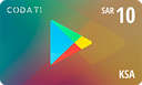 [CDGPSA0010] Google Play (KSA) - SAR 10