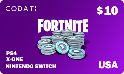 Fortnite (USA) - $10 (1000 V-Bucks)