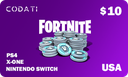 [CDFNGL010] Fortnite (USA) - $10 (1000 V-Bucks)