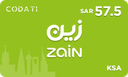 زين موبايل (السعودية) - 57.5 ريال