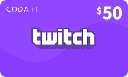 [CDTWIUS050] Twitch (USA) - $50