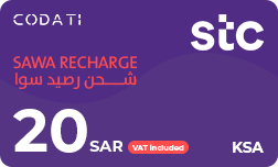 STC SAWA (KSA) - 20 SAR - 20 SAR (With Vat)