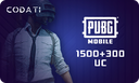 [CDPGGL025] PUBG ($25) - 1500+300 UC