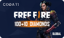 [CDFFGL0100] Free Fire (Global) - 100+10 Diamonds