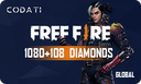 [CDFFGL1080] Free Fire (Global) - 1080+108 Diamonds