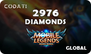 [CDMLGL2976] Mobile Legends (Global) - 2976 Diamonds