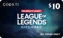 [CDLLNAUS10] League of Legends - $10 Server (NA)