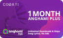 [CDANGL01M] Anghami Plus - 1 Month