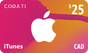 [CDITCA025] آي تيونز (كندا) - 25$