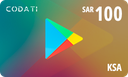 [CDGPSA0100] Google Play (KSA) - SAR 100