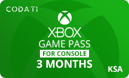 [CDMXBSA03M] XBOX Game Pass Console (KSA) - 3 Months