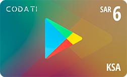 [CDGPSA0006] Google Play (KSA) - SAR 6