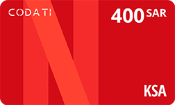 [CDNFSA400] NETFLIX (KSA) - SAR 400