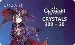 [CDGIGL0300] Genshin Impact - 300+30 Crystals