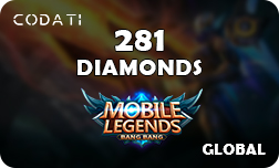 [CDMLGL0281] Mobile Legends (Global) - 281 Diamonds