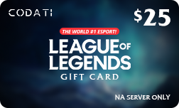 [CDLLNAUS25] League of Legends - $25 Server (NA)