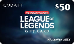 [CDLLNAUS50] League of Legends - $50 Server (NA)