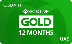 [CDXBAE12M] XBOX Live Gold (UAE) - 12 Months