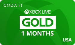 [CDXBUS01M] XBOX Live Gold (USA) - 1 Month